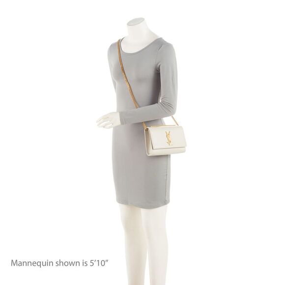 Saint Laurent Grain de Poudre Monogram Kate Small Shoulder Bag - Picture 5 of 12